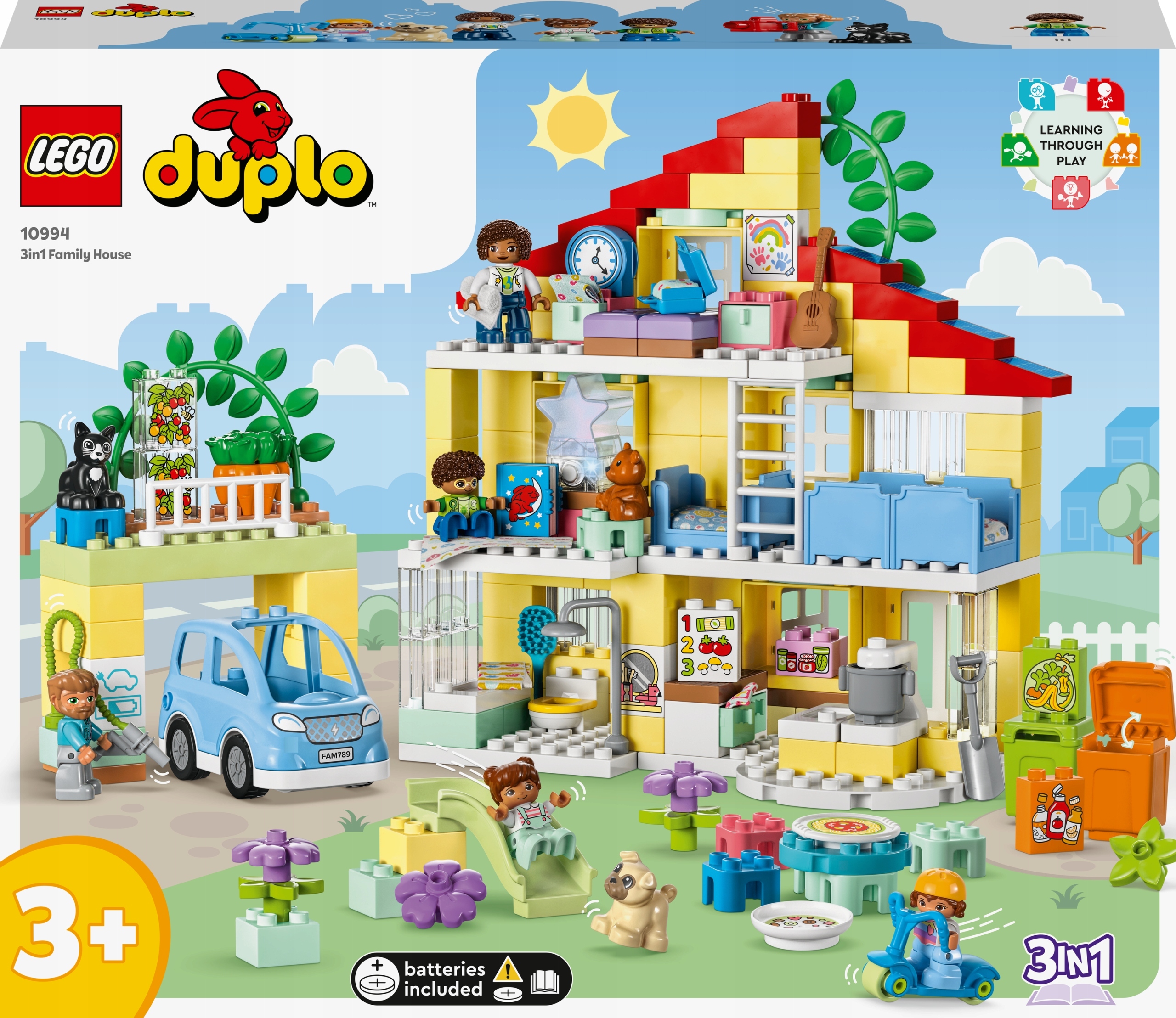LEGO DUPLO семейный дом 3 в 1 10994