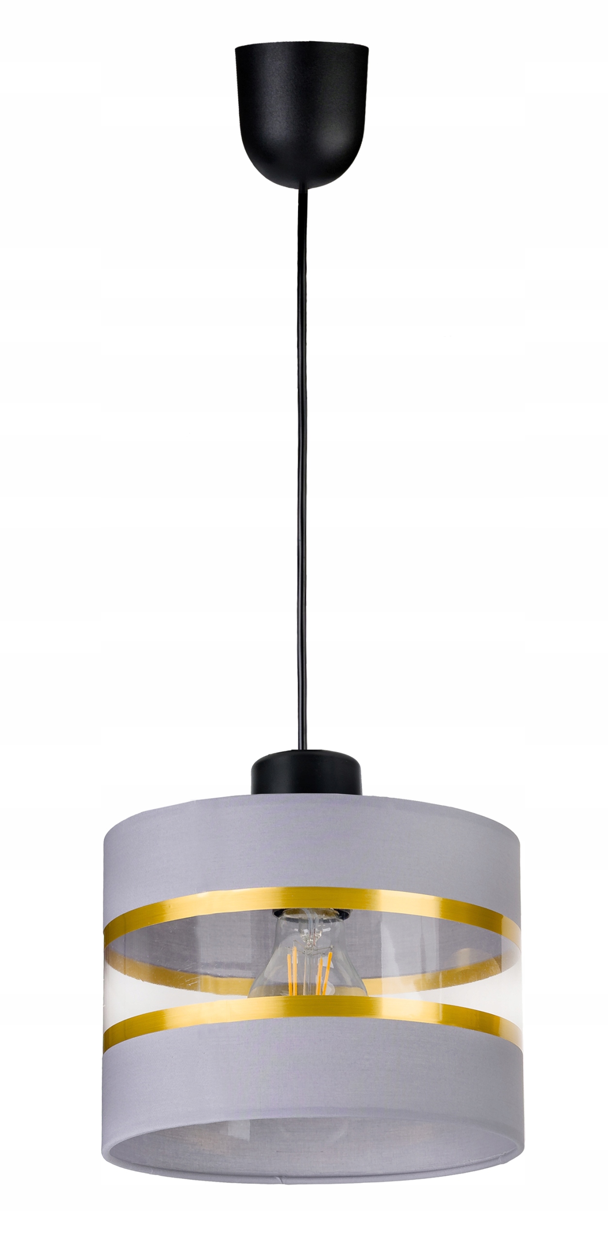 

Lampa Wisząca Zwis żyrandol sufiowa Abażur 1xE27