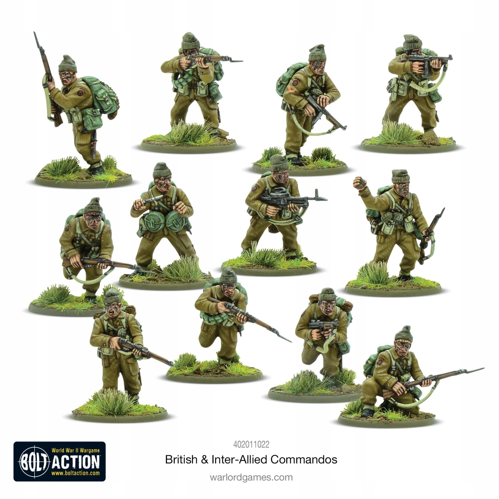 Bolt Action British&Inter-Allied Commandos Wersja językowa gry angielska