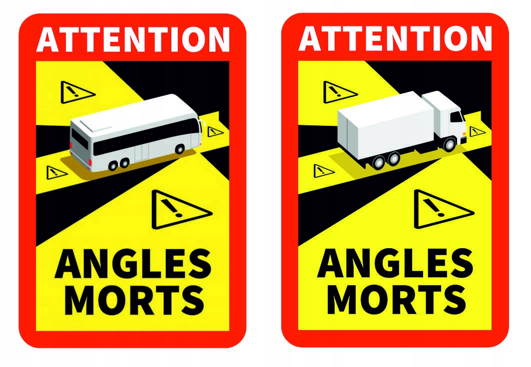 NALEPKA ANGLES MORTS МЁРТВАЯ ЗОНЫ KAMPER фото 3