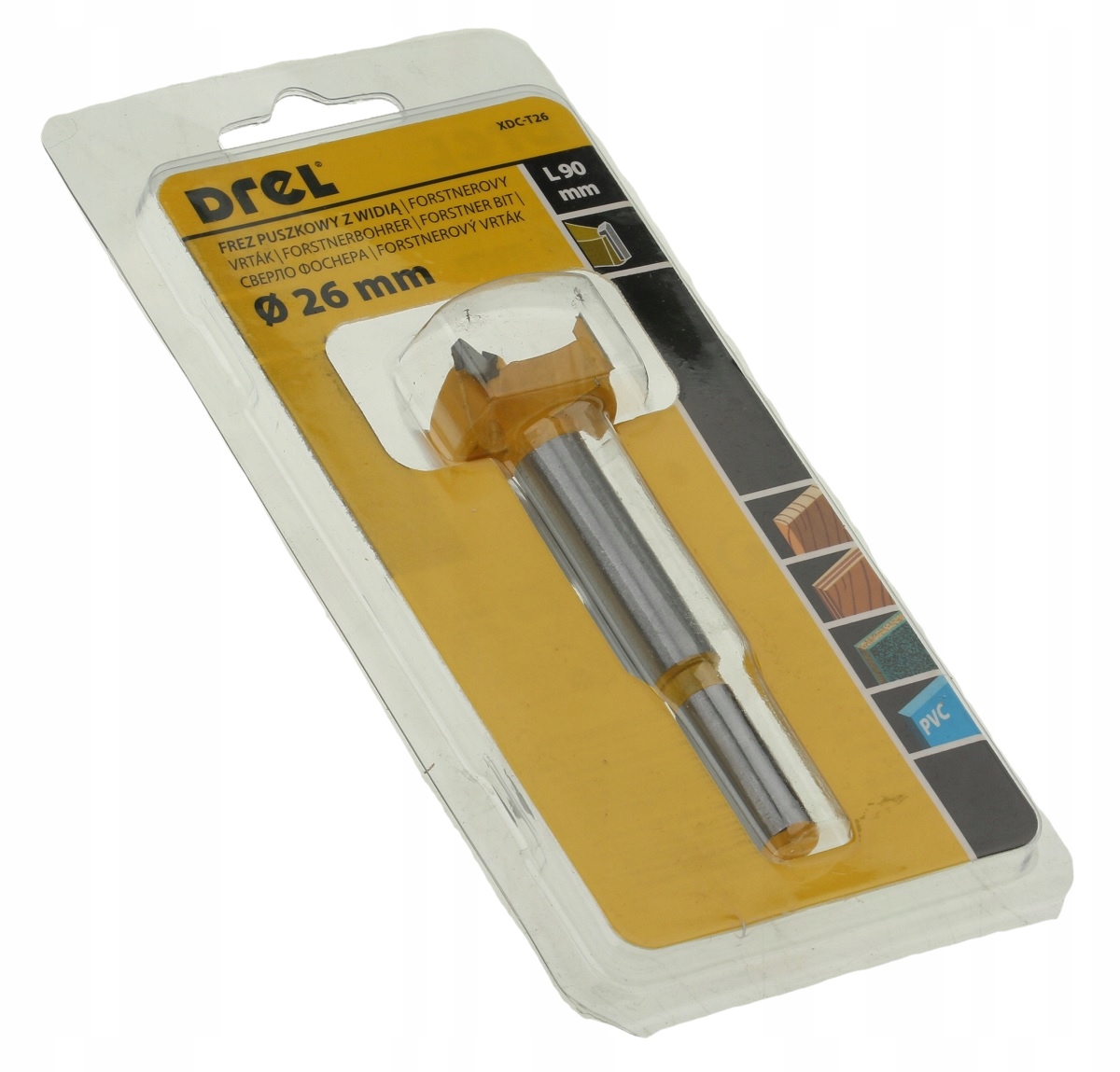 

Frez Puszkowy Trzpieniowy Z Widią 26mm Do Drewna