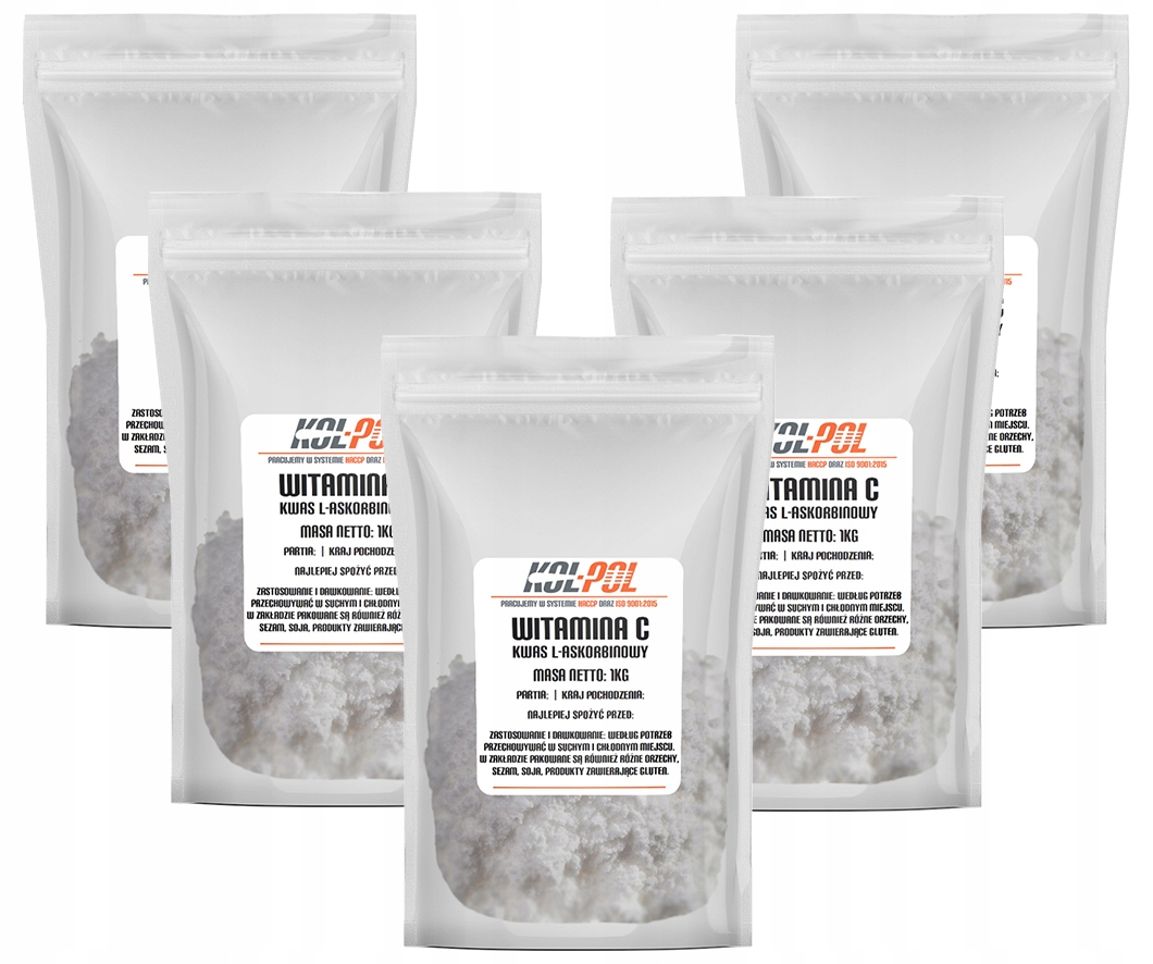 

Witamina C 5kg Kwas L-Askorbinowy 100% Do basenu