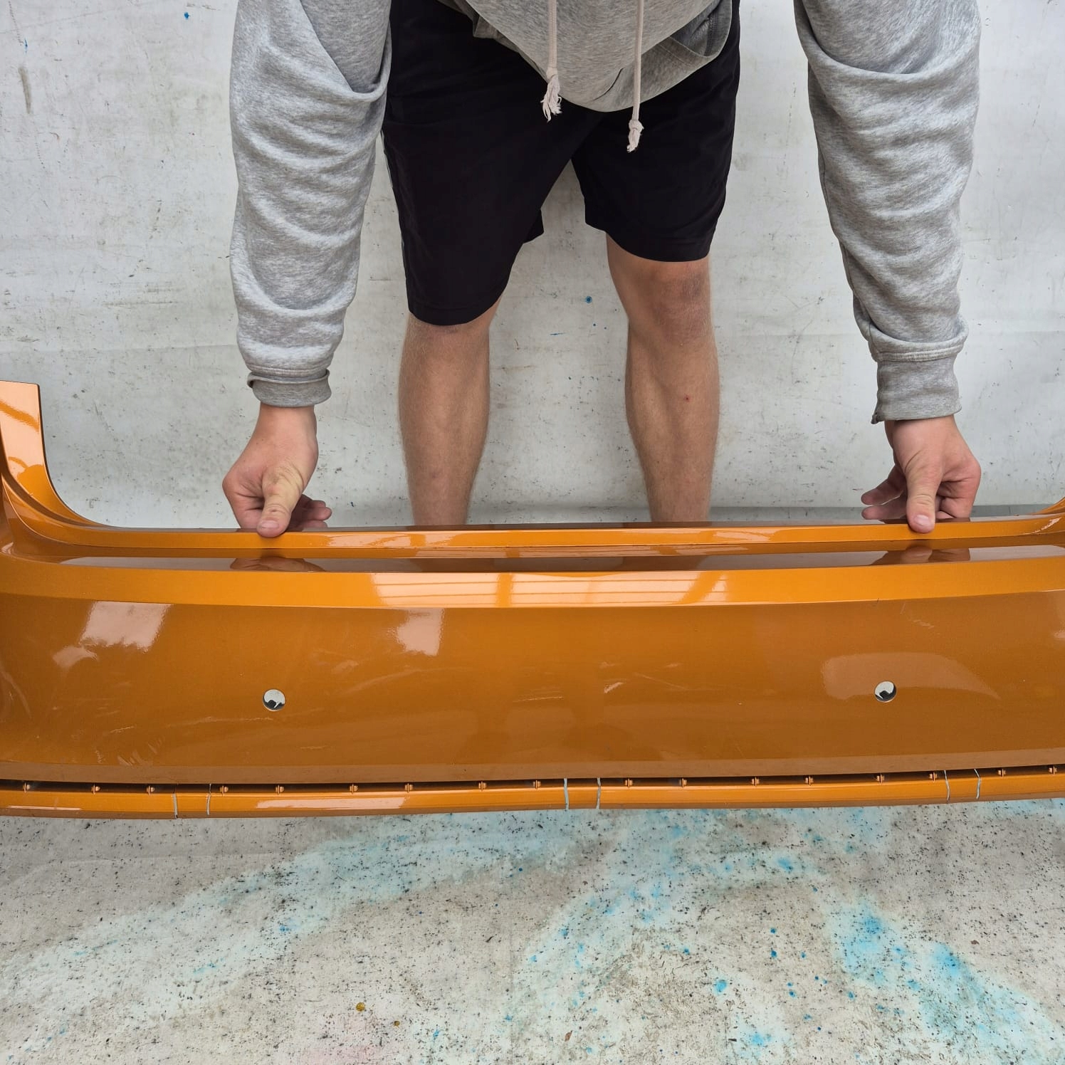 SKODA FABIA IV 4 HB 21-> bumper rear part rear 4XPDC