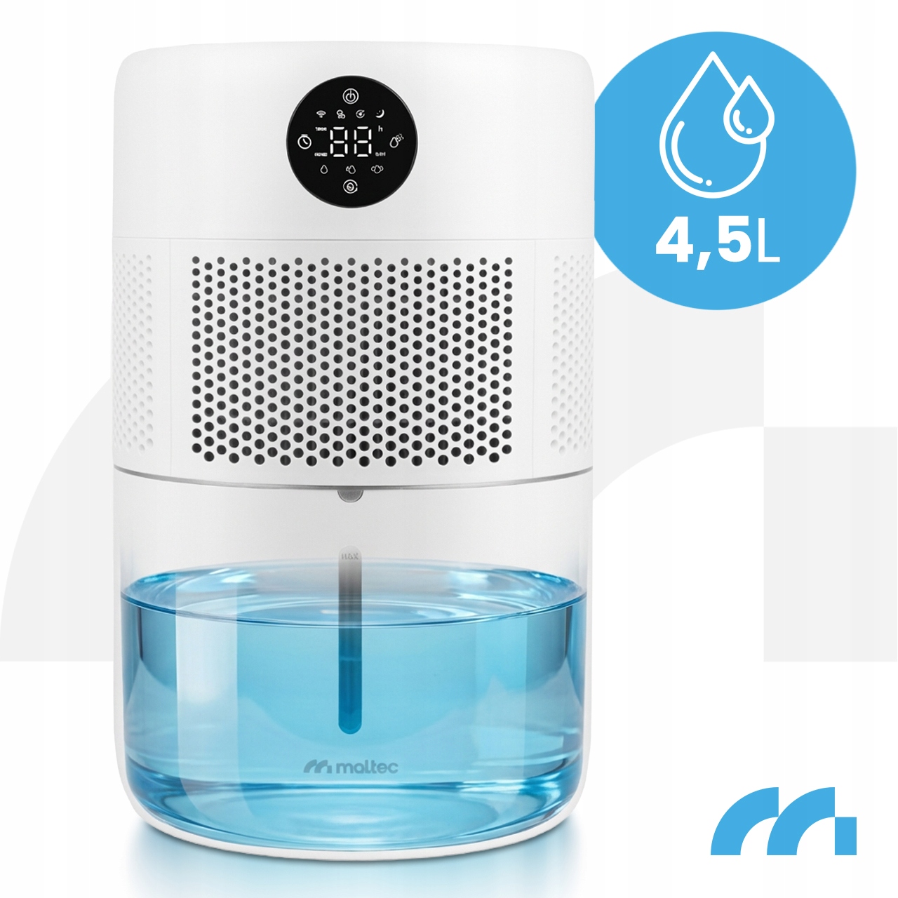 NAWILŻACZ POWIETRZA EWAPORACYJNY JONIZATOR AROMATERAPIA DYFUZOR PILOT TIMER Marka Maltec