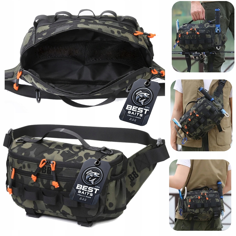 Saszetka wędkarska biodrowa torba na przynęty spinning na ryby Best Baits