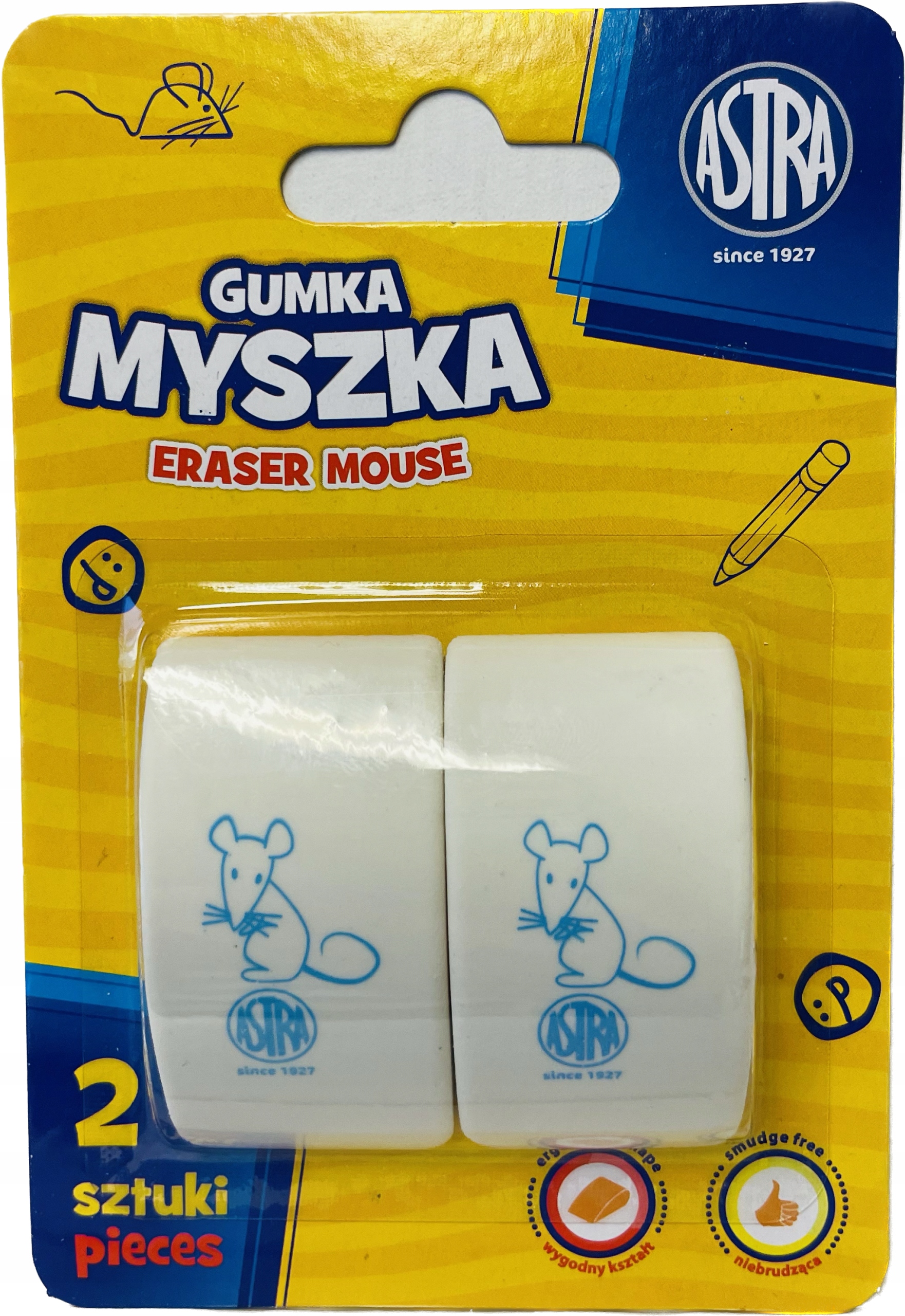 

Gumka Myszka biała Astra 403022008