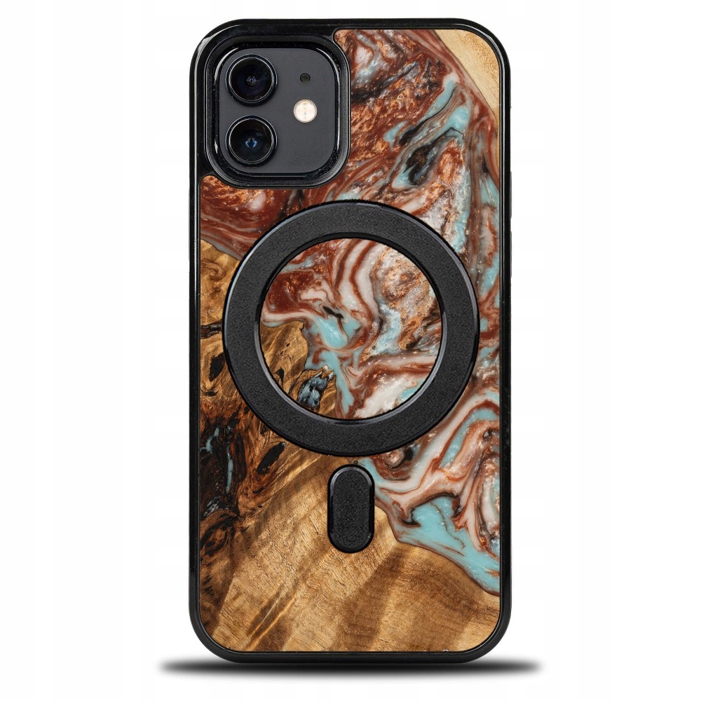 Pouzdro Bewood Unique pro iPhone 12/12 Pro Planety Jupiter s MagSafe