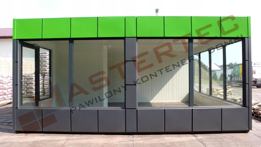 PAWILON HANDLOWY KONTENER BIUROWY mastertec.pl CENA BRUTTO !!!!! Długość 7 m
