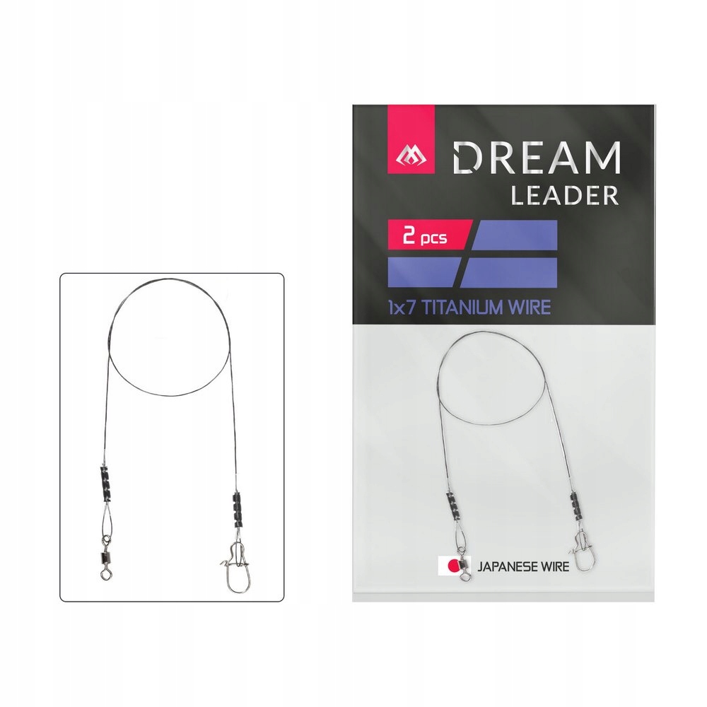 Przypon Dream Leader Mikado Titanium 1x7 20cm 20LB 9kg ZGDL03-20-20