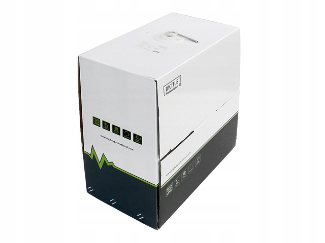 Przewód skrętka U/utp kat.6 linka AWG26 Lsoh 305m Digitus