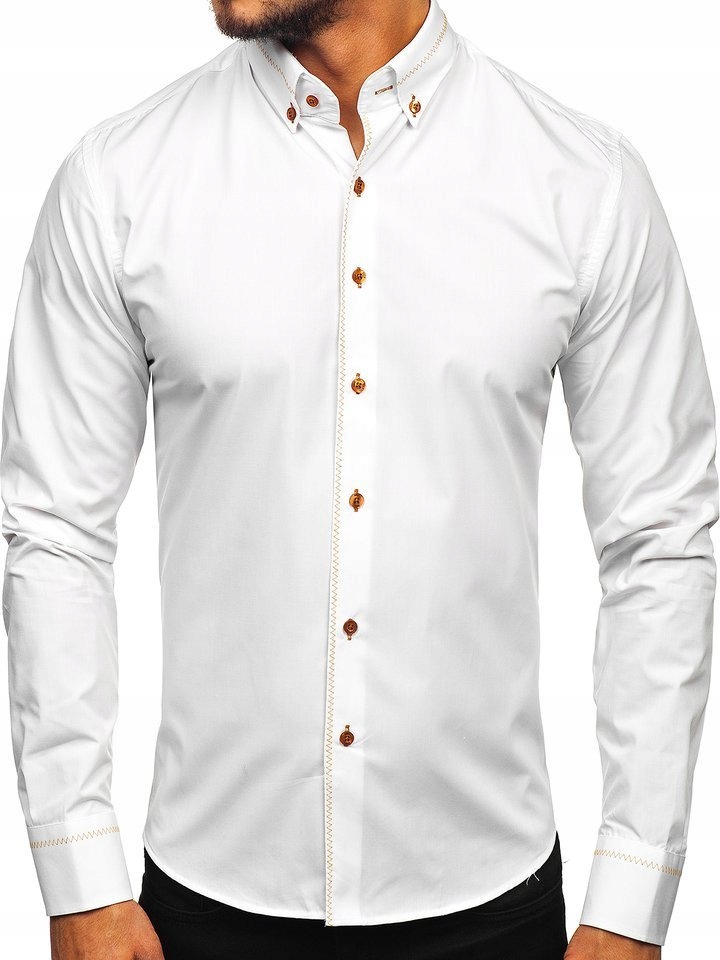 

Koszula Męska Elegancka Biała 6964 Rozmiar_xl