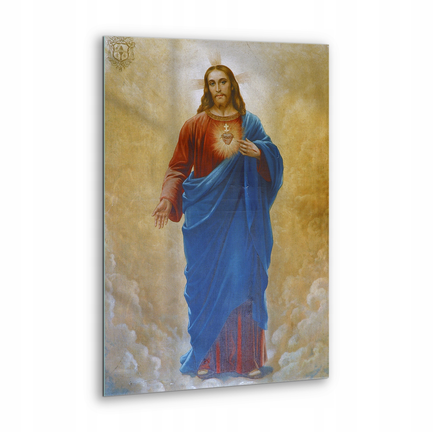 Skleněný obraz Nejsvětější Srdce Ježíšovo