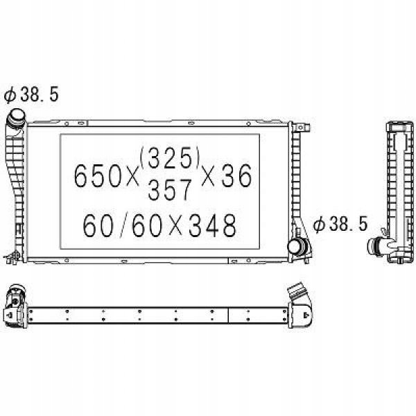 Chłodnica BMW E39 1998