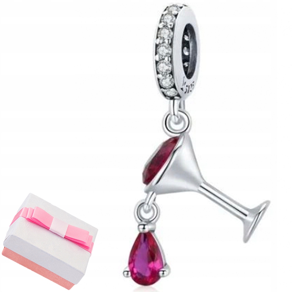 

Charms Wino Zawieszka Srebrna Dla Kobiety Beads