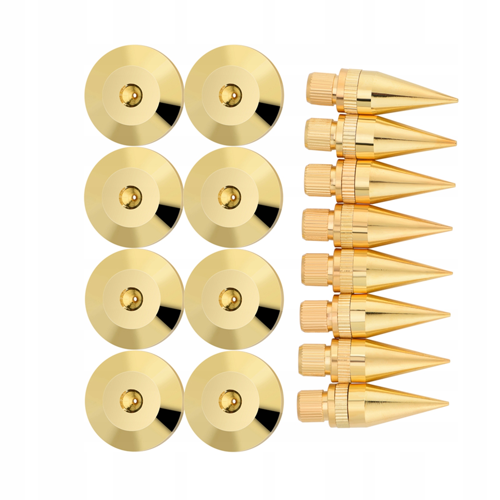 KOLCAMI ZESTAW NÓŻEK DO GŁOŚNIKÓW POD Kolor brązowy