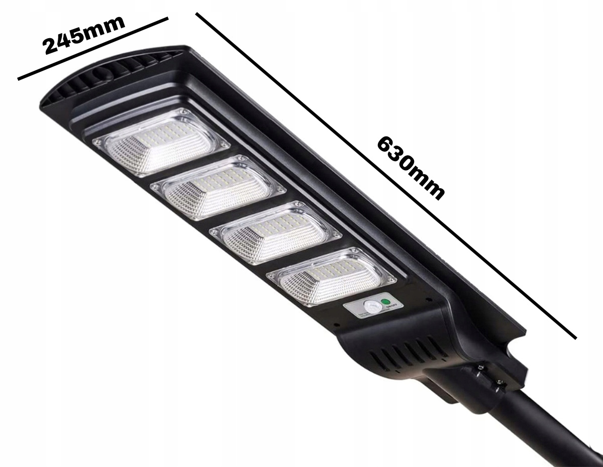 LAMPA ULICZNA LED LATARNIA SOLARNA 200W + PILOT Stopień ochrony IP IP65