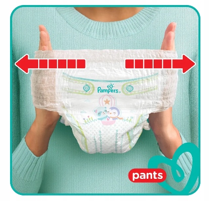 PAMPERS PANTS 6 PIELUCHOMAJTKI 132 SZT PIELUSZKI Linia Pampers Pants