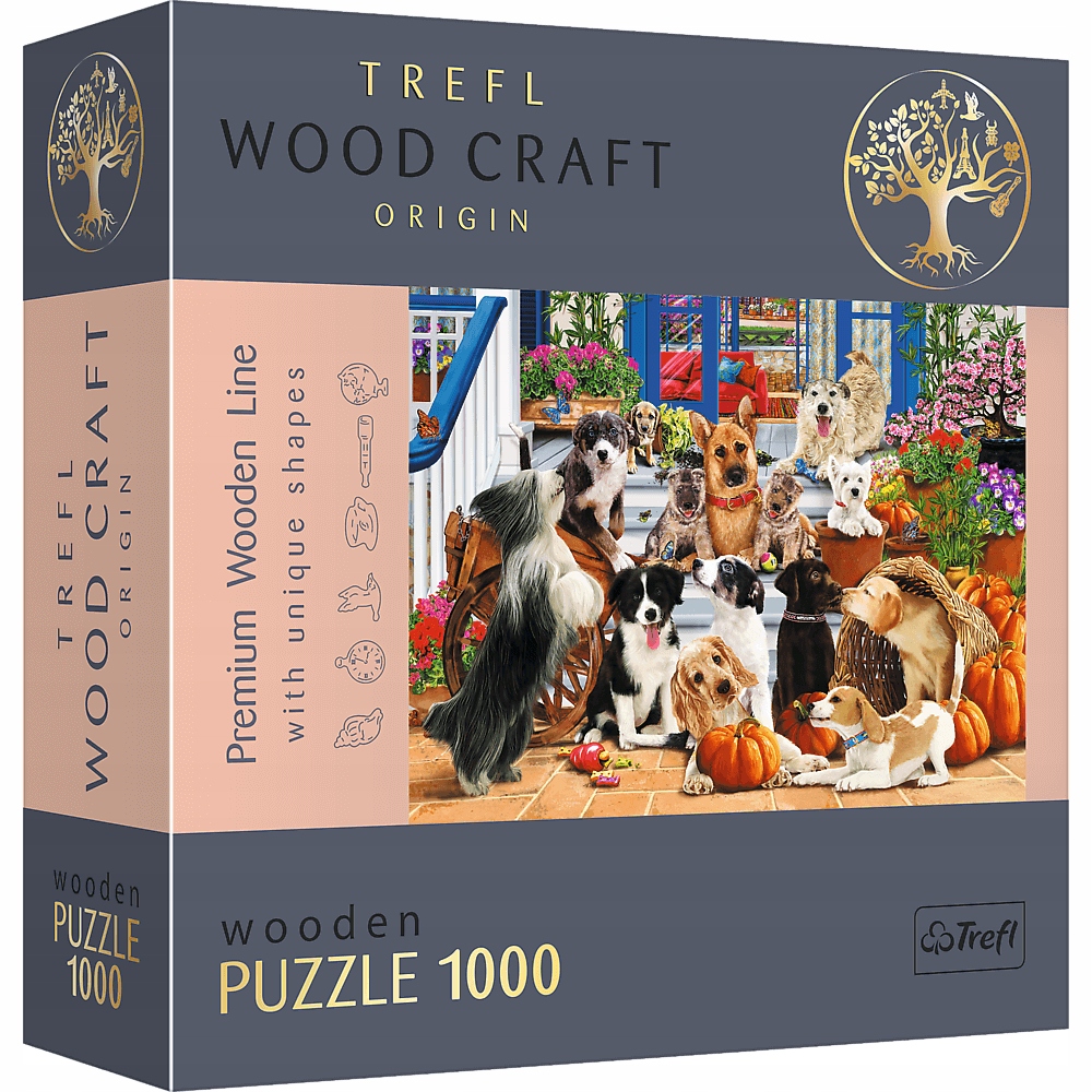 

Puzzle drewniane 1000 el Psia przyjaźń 20149