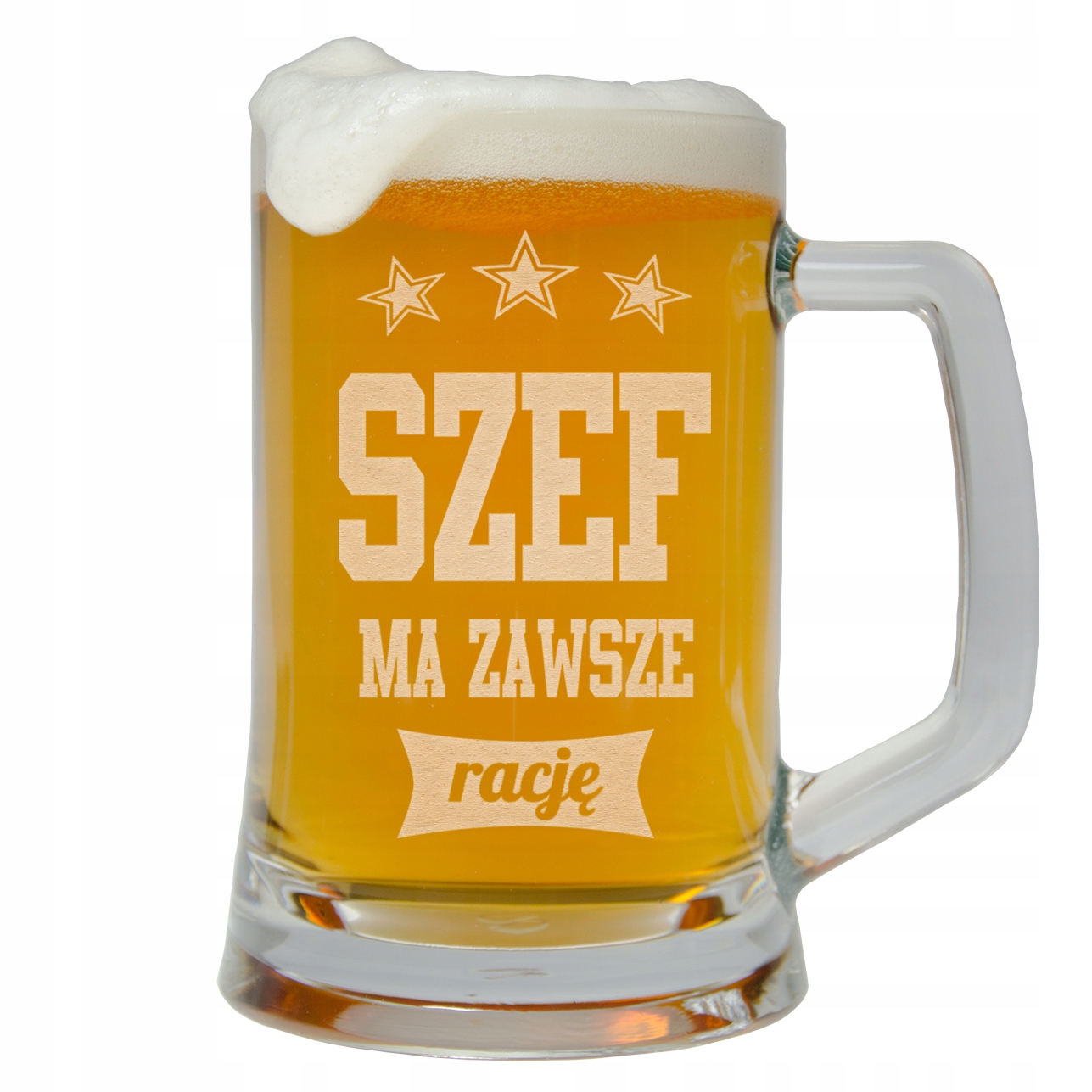 

Kufel Do Piwa Z Grawerem Dla Szefa