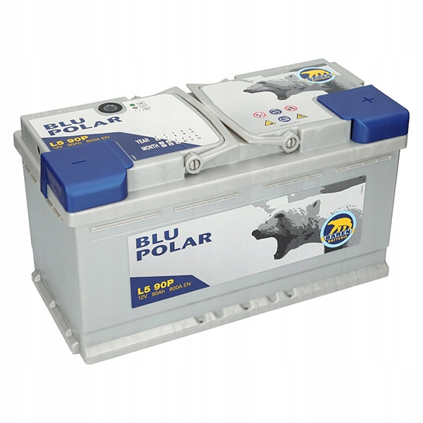 Akumulator Baren Blu Polar 12V 90Ah 800A (EN) L5 P+