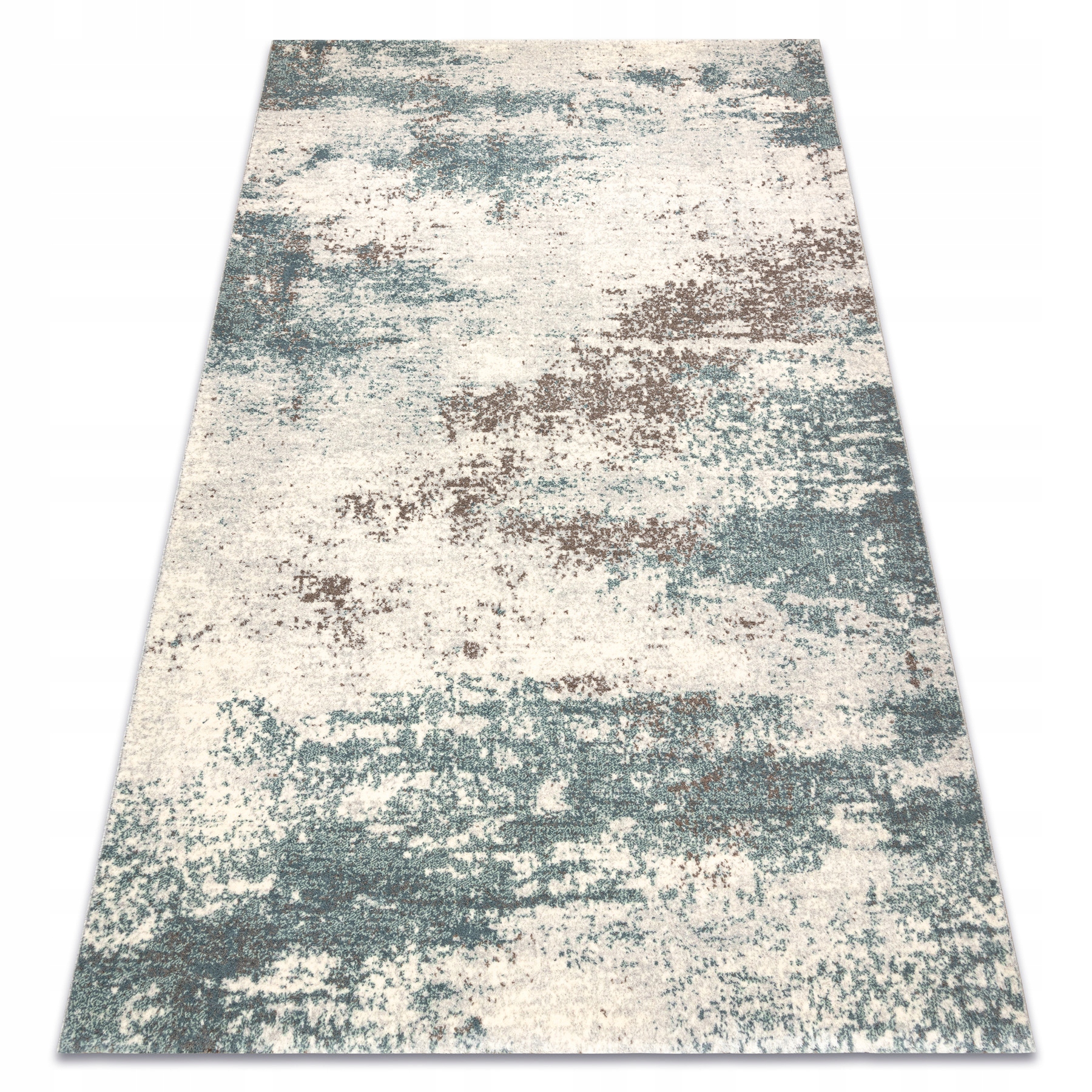 Dywan wełna Do Salonu Vintage nowoczesny Przecierany beż 160x240 cm