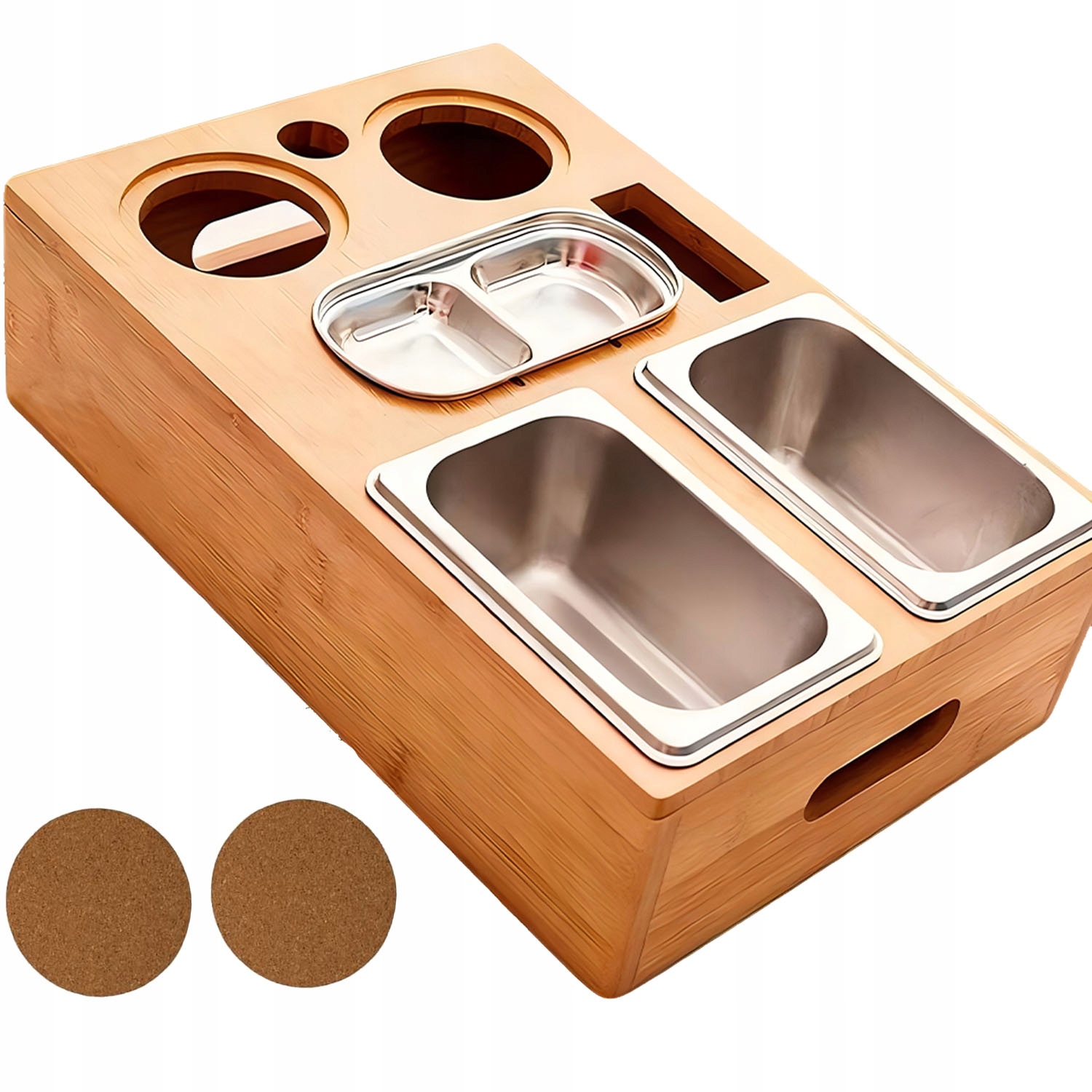 Podnos na pohovku Stůl na občerstvení a nápoje Organizér na párty Barek Tácek