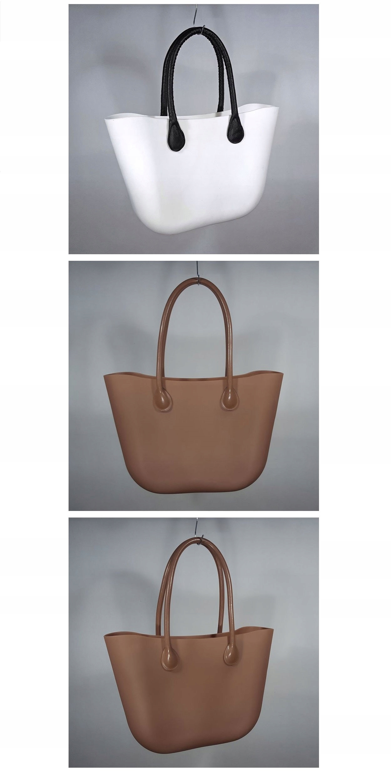 O TORBA GUMOWA HOBO TOREBKA JELLY SHOPPER BAG TGG Głębokość produktu 11 cm