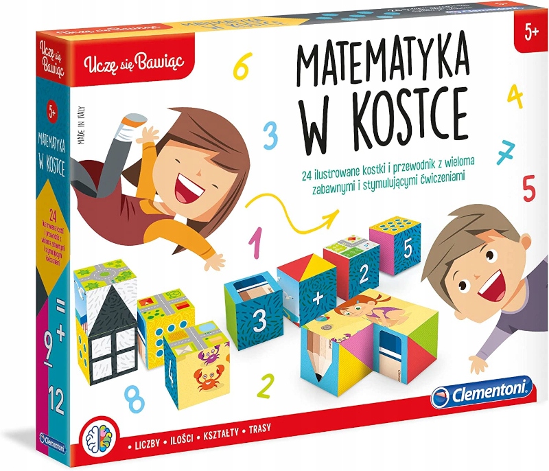 

Clementoni Matematyka W Kostce Gra Edukacyjna 5+