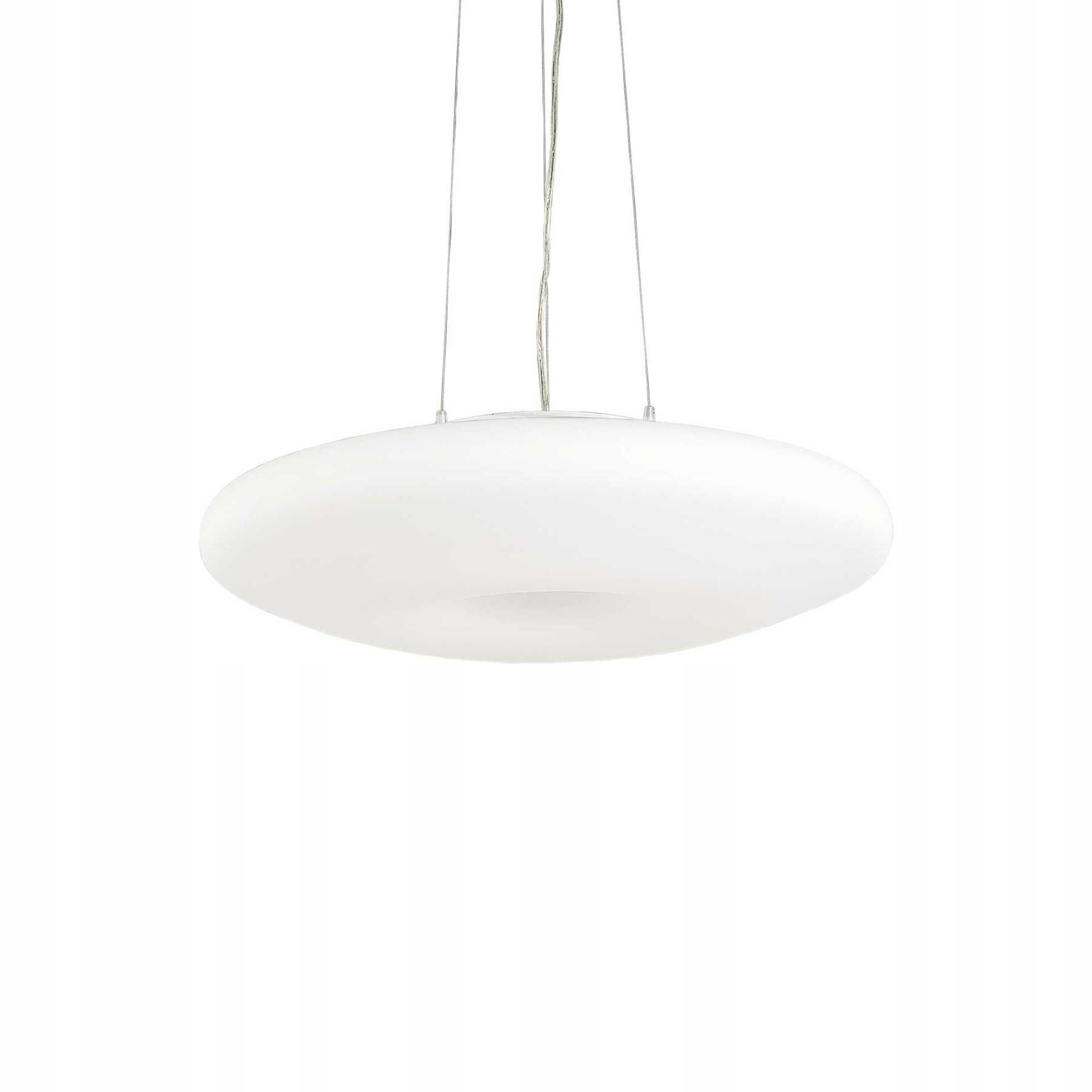 Závěsné svítidlo Ideal Lux Glory SP3 D50 E27 bílá kov/sklo