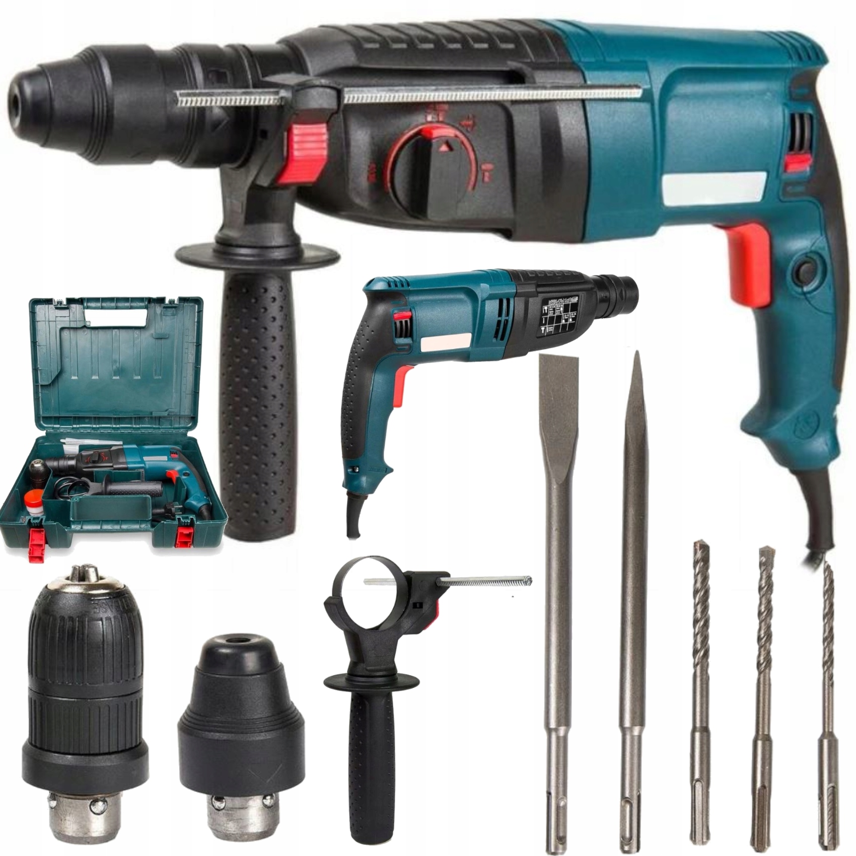 

Młotowiertarka Młot Udarowy Wiertarka Sds+ 2500 W