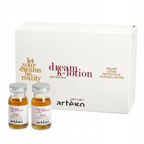 ARTEGO AMPUŁKI PŁYNNA KERATYNA DREAM K-LOTION ANTI-DAMAGE 12x8ML