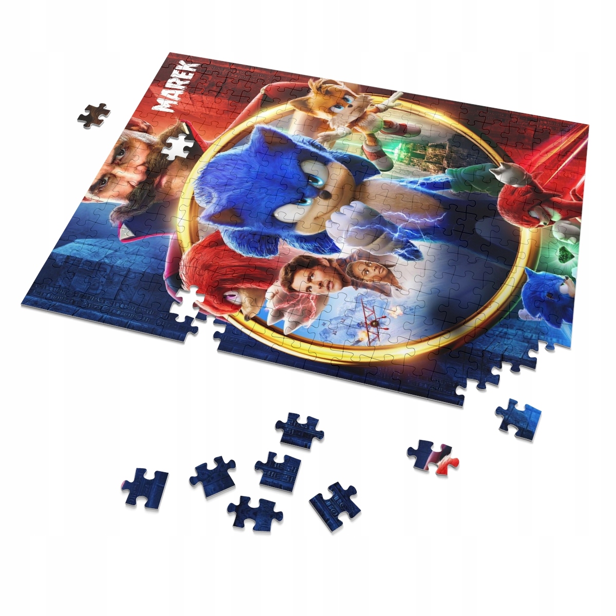 

Puzzle Imię pudełko Sonic 2 Hedgehog A4 70 el