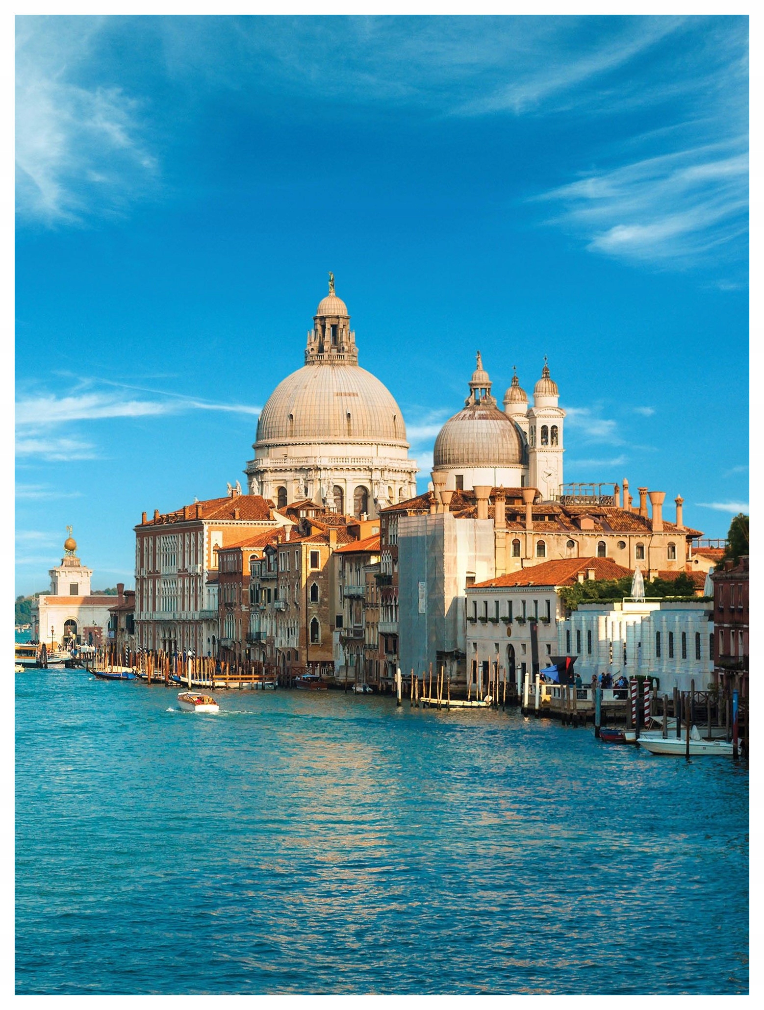 Fototapeta Benátky Grand Canal gondoly architektura vinylová 184x254 lepidlo