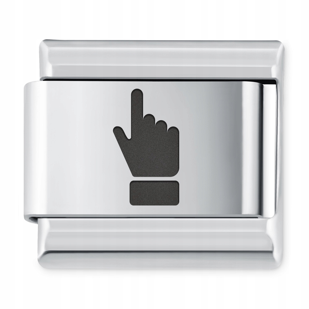 

Italian Charms Symbole Gesty Palec Wskazujący