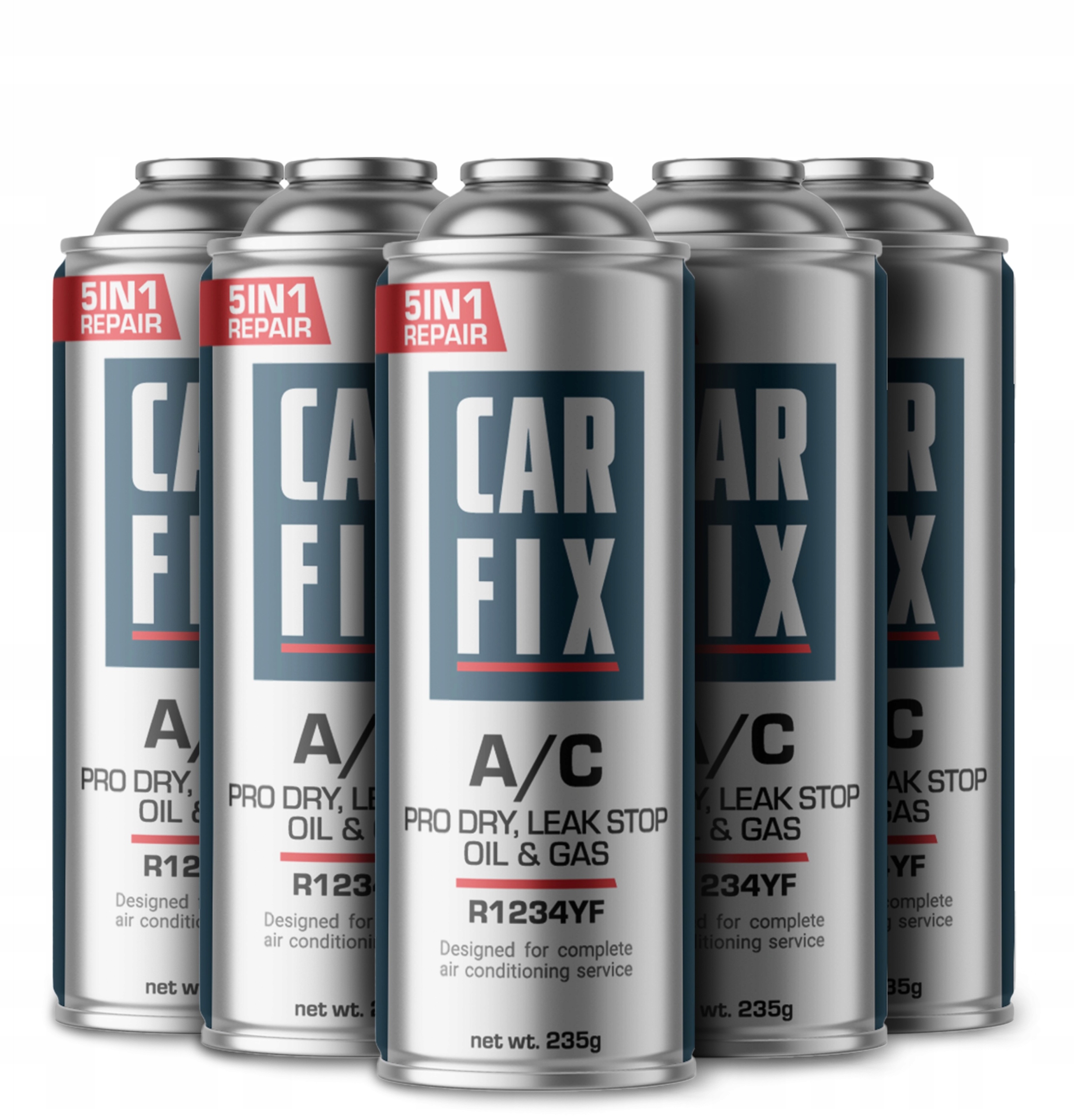 Carfix 5v1 – 5 x Chladicí Médium R1234yf Plyn Pro Naplňování Klimatizace