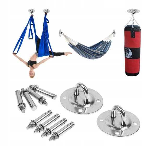 ZESTAW MONTAŻOWY DO HUŚTAWEK HAMAKA MOCNY HAK Producent Trees