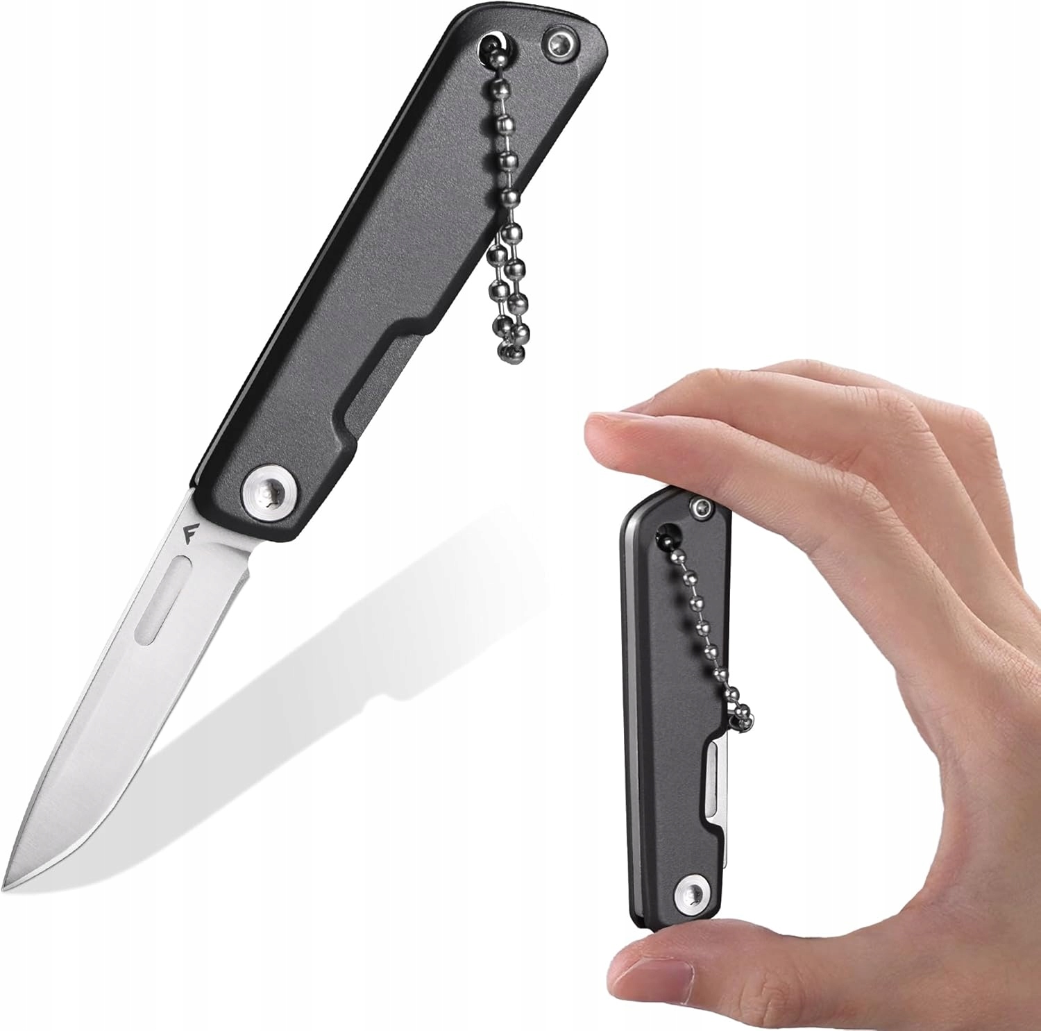 Mini Scyzoryk Flissa 110MM Stal 14C28N Cnc Edc Składany Lekki