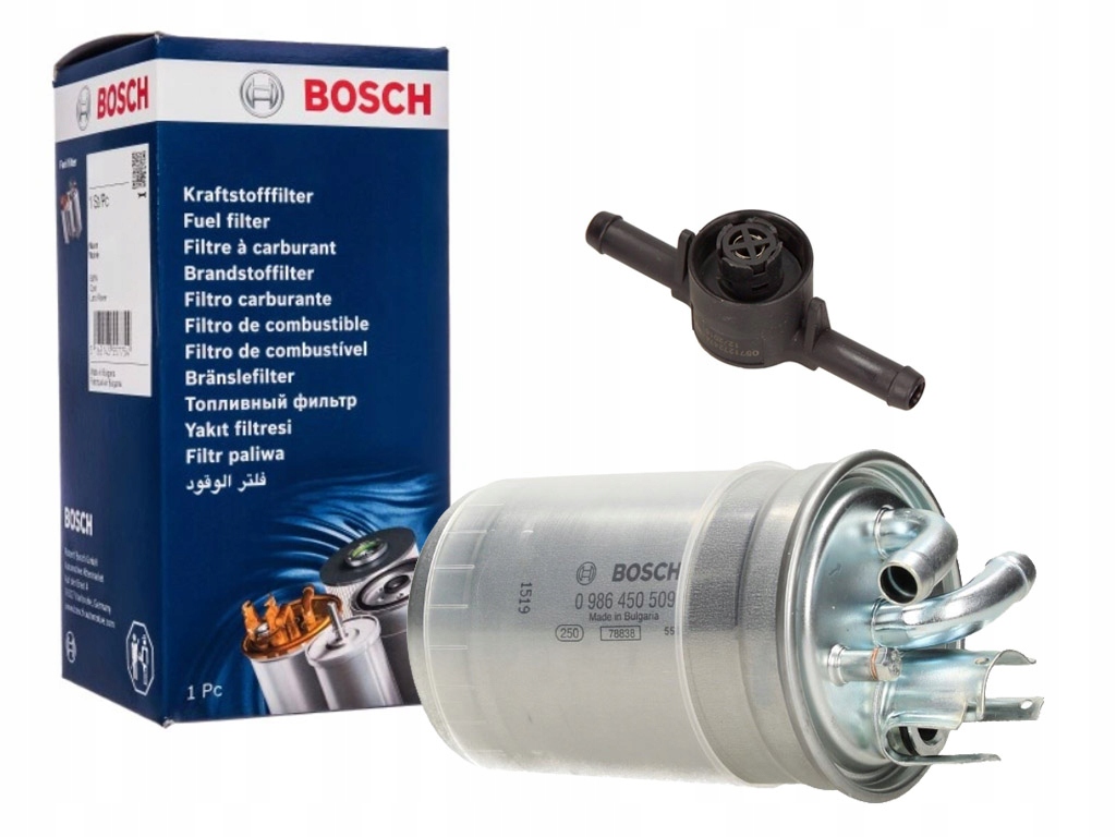 0 986 - Топливный фильтр BOSCH + клапан AUDI A4 A6 A8 2.5 TDI