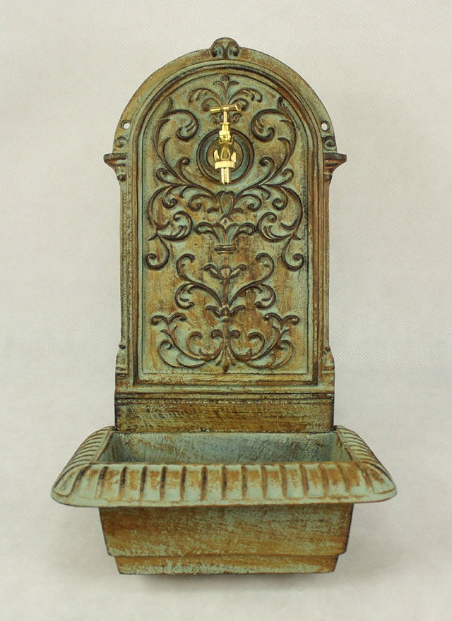 Patynoany zlew ogrodowy wisząca umywalka z żeliwa Typ fontanna (pompa)