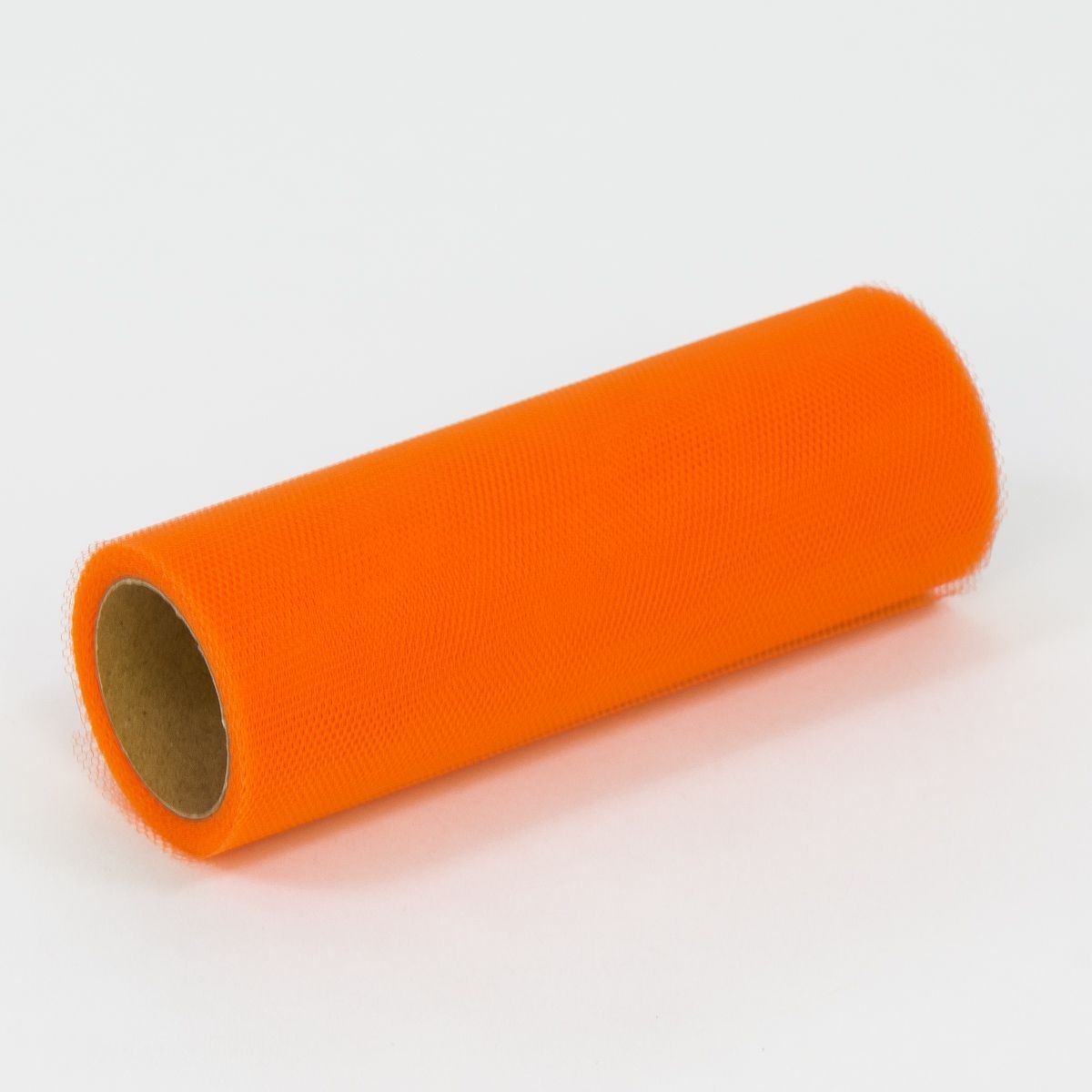 

pomarańcz tiul dekoracyjny w rolce pompony 15cm 9m