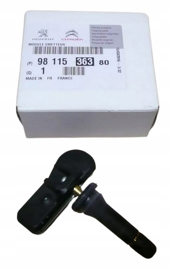 Czujnik Ciśnienia Powietrza 9811536380 Nowy OE Citroen Peugeot C4