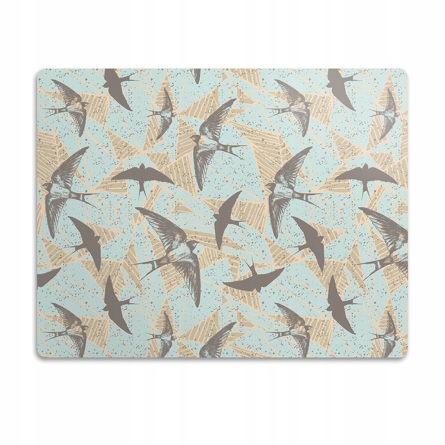 Podložka pro psa pod misku Létající vlaštovky 90x60 cm