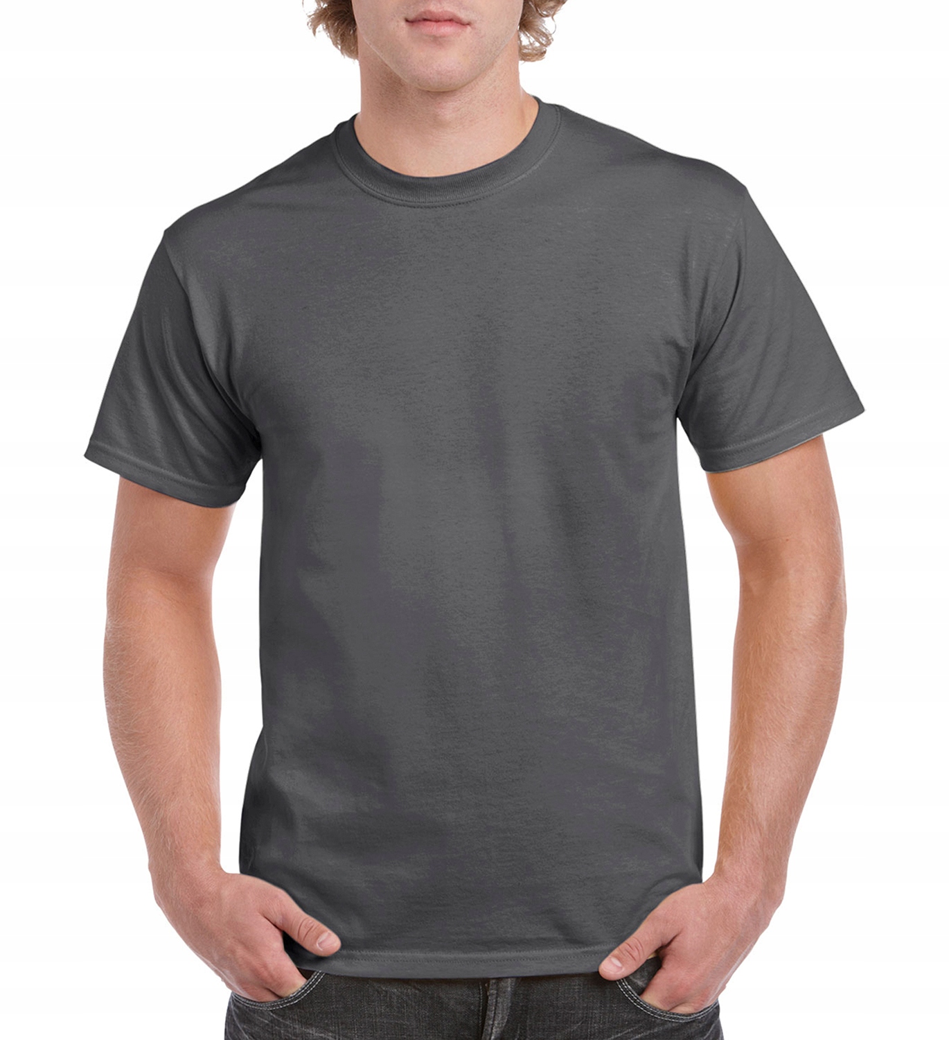 

Gruba Koszulka T-shirt - Gildan - Heavy - dark M