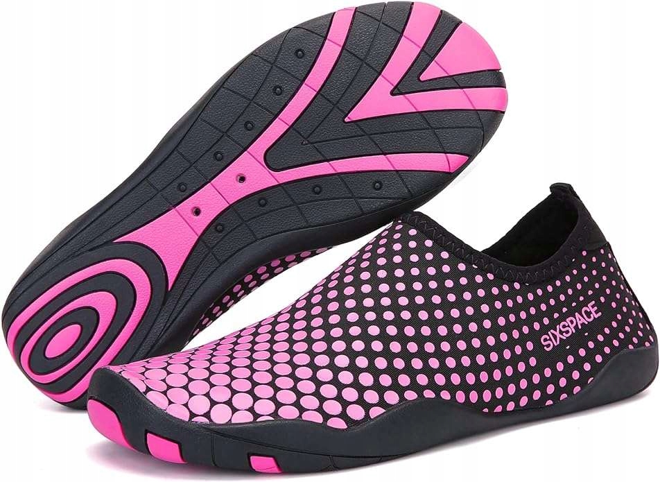 BUTY DO WODY MĘSKIE DAMSKIE CZARNO RÓŻOWE r 35