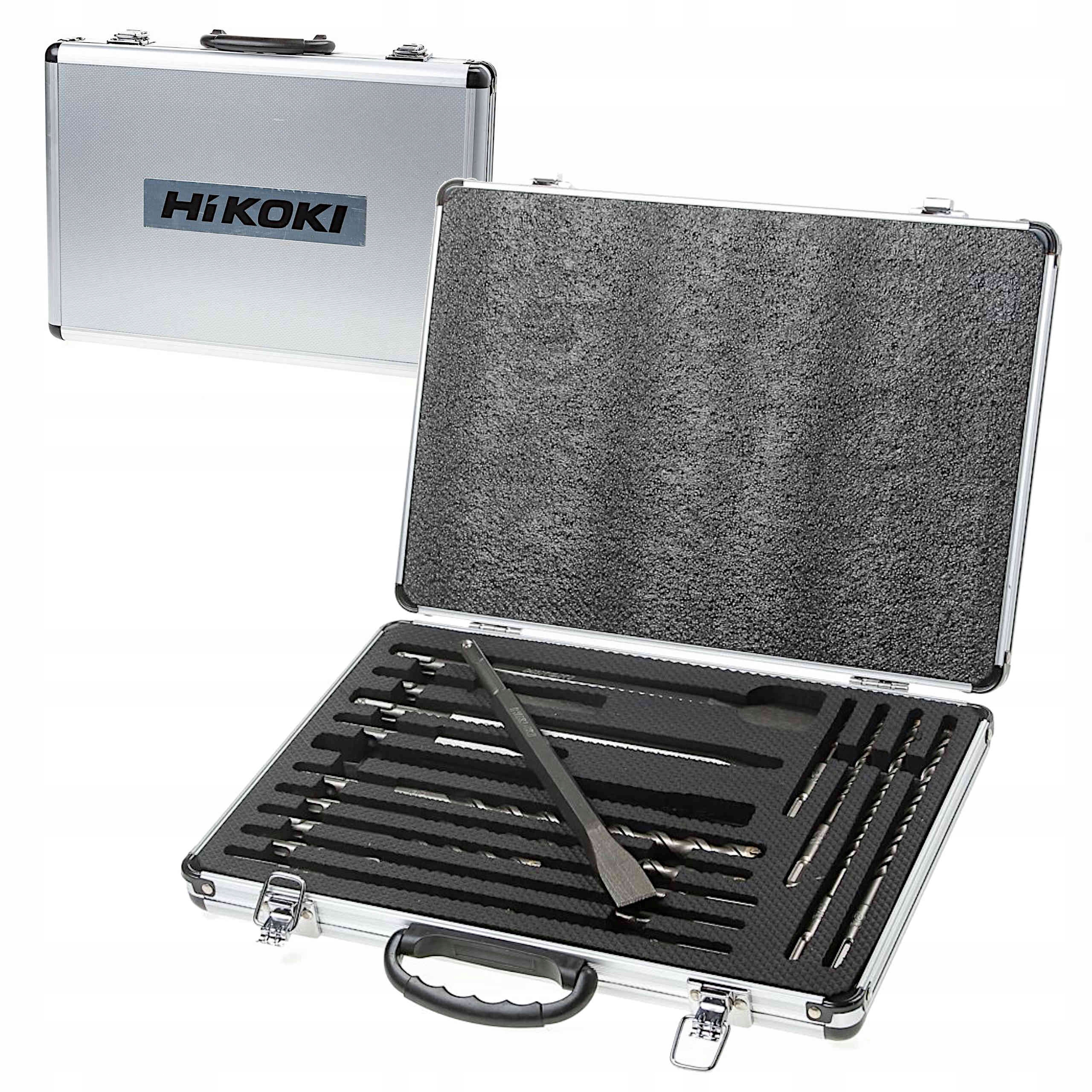 Hikoki Zestaw Wierteł i Dłut SDS-Plus w Aluminiowej Skrzynce 402555