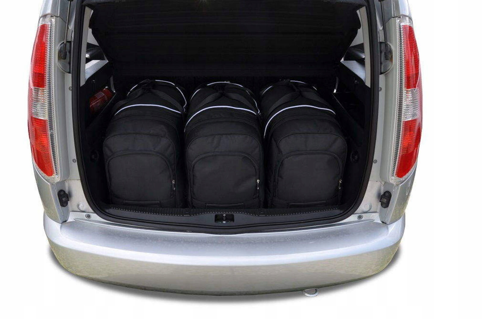 J&j Automotive Sada 3ks cestovných tašiek Sport pre Skoda Roomster 2006-20