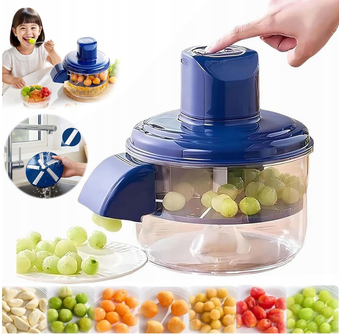 Elektrická Automatická Škrabka Usb 50W Na Hrozny A Rajčata