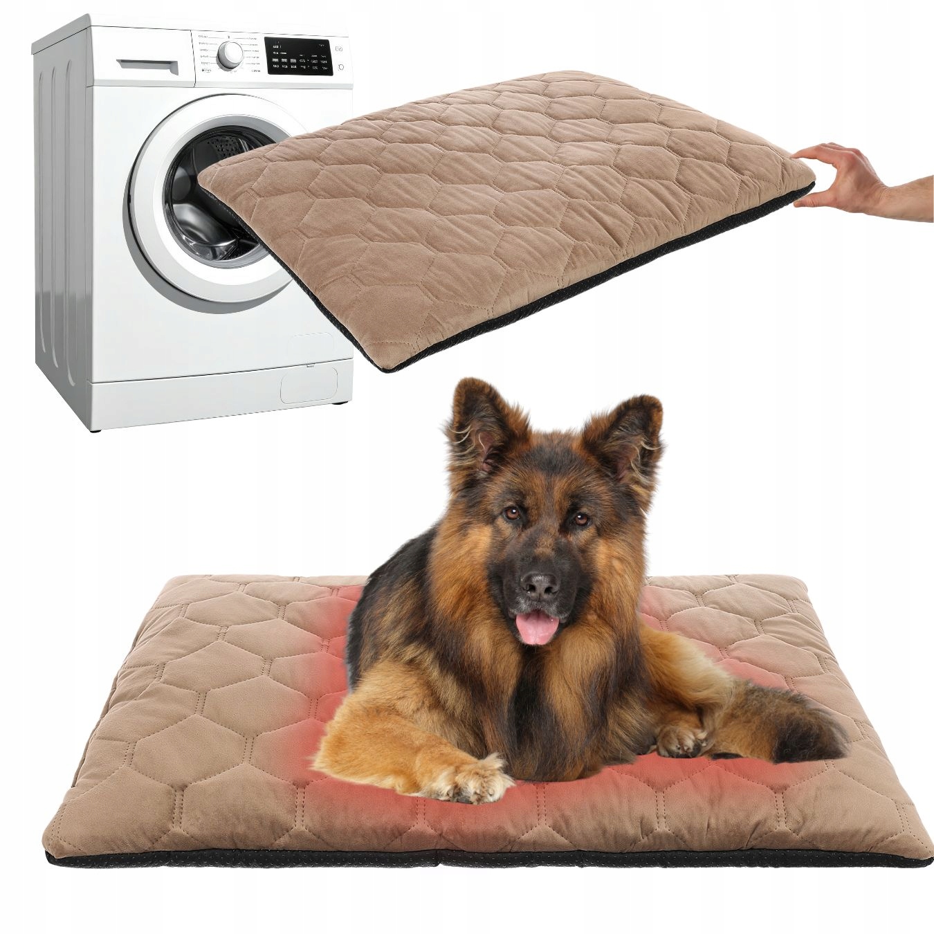 Matrace pro psa Pelíšek Pik hrubé 6 cm na praní Termoizolační Podložka XL