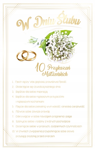 

Kartka ślubna z Radami dla Młodej Pary SAB30