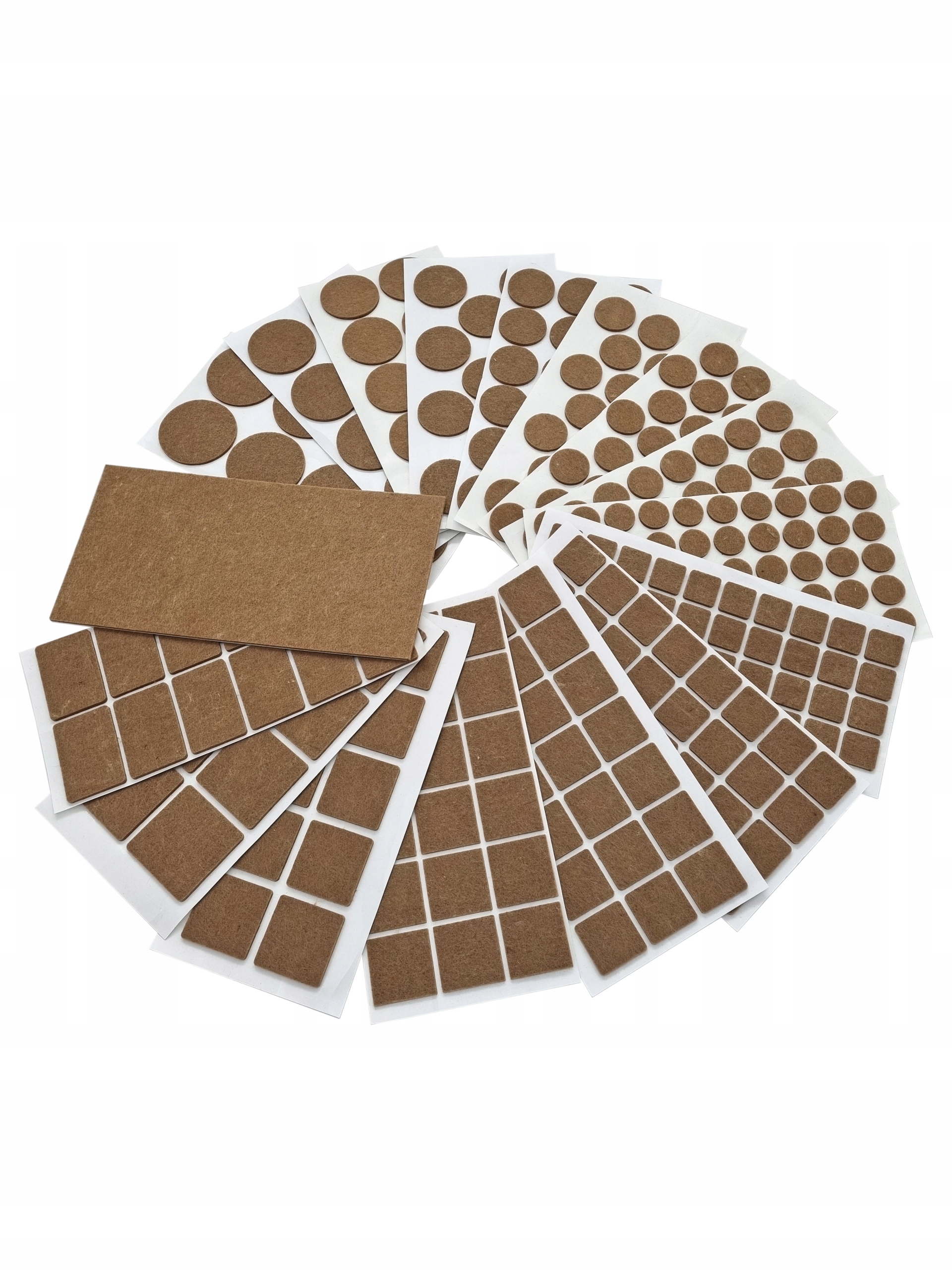 PODKŁADKI FILCOWE SAMOPRZYLEPNE 120x240mm 50kpl Marka inna